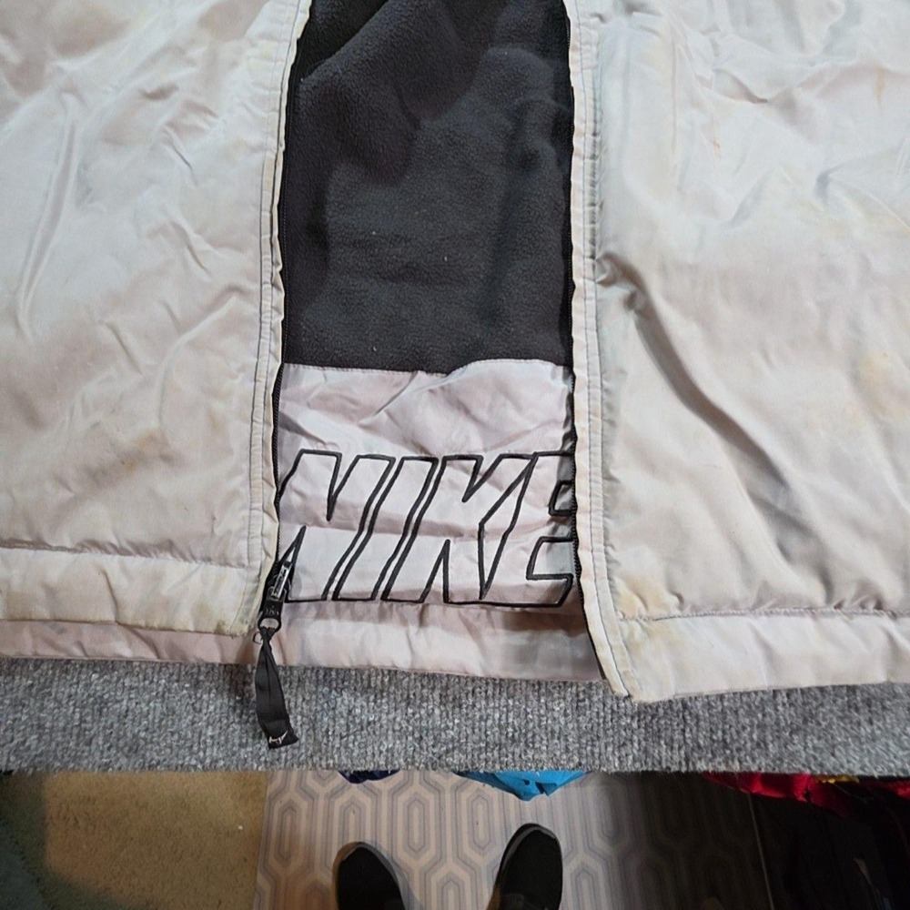 Nike Jacket Mens 2XL Gray 3-In-1 Hooded Insulated Fleece Full Zip Outdoor